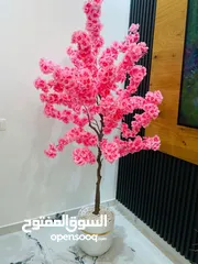  3 ترند الخريف وصل  ديكور فاخر يضفي لمسة من الهدوء والجمال على المكان  شجرة الكرز الصناعية الربيعية