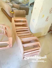  12 كرسي الاسترخاء love seat تفصيل جديد لم يستخدم مستورد من دمياط مصر خشب زان