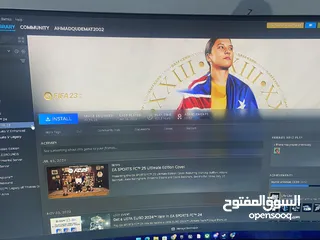 8 عرض ناري! PC جيمنغ + حساب ستيم + ماوس وكيبورد جيمنغ فقط بـ 180