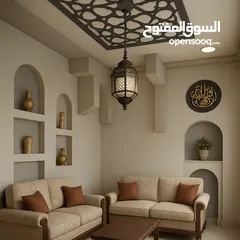  1 تركيب جميع انواع الديكور الداخلي و الخارجي احدث التصميم للجبسومبورد وبديل الخشب وبديل الحجر وبديل ال