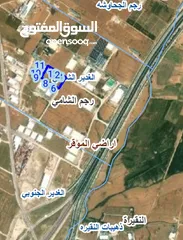  6 أرض صناعية للبيع بالعاصمة عمان 10 دونم قريبة من شارع عمان التنموي والمدينة الصناعية