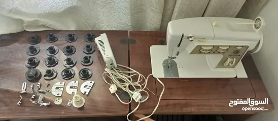  2 ماكينه خياطه وتطريز سنجر ياباني اصلي للبيع مستعمل بحاله الوكاله