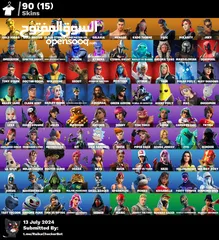  8 حساب فورتنايتتت للبيع اقرا الوصف تحت يوجد اكثر من حساب أسعار ترضي الجميع