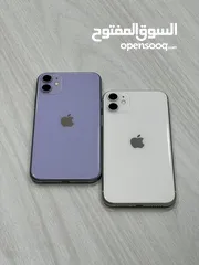  1 iPhone 11 اجهزة بحالة الجديد كامل قطعهم الأصلية