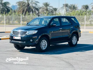  1 TOYOTA FORTUNER 2014 SINGLE OWNER USED 43K KM ONLY RUN