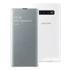  1 Samsung S10+ Plus Clear View Smart سمارت كفر سامسونج اس 10 بلس