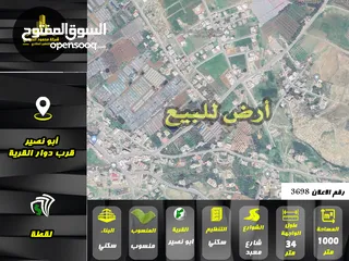  1 رقم الاعلان (3698) ارض سكنية للبيع في منطقة ابو نصير