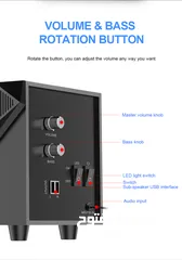  3 سماعات سبيكر ريد دراغون Redragon gs700 speakers