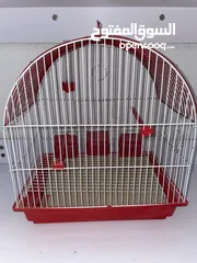  3 قفص طيور بحالة ممتازة جداً