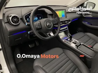  6 صيانة كاملة بشركة أم جيMG EHS PHEV  هايبرد وبلَغ-إن