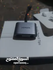  3 رؤوس اقلام ابل  Apple أصلية + Adapter Type C