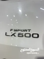  9 لكزس موديل 2022 فئة LX600 ...F SPORT  مكفولة كفالة عامة عداد المسافة 36 الف كيلو وكالة ساز