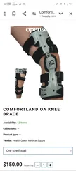  2 مشد عالمي يدعم الركبة comfortland universal oa knee brace