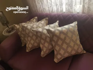  9 كوشنز كنب ووجه مخدات ومفارش للطاولات