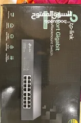  1 UNUSED 16 port Gigabit switch TPLink TL-SG1016D  for sale 20 KD