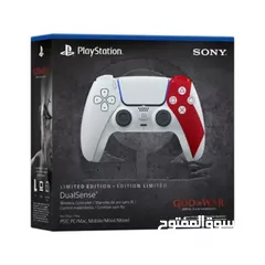  3 يد تحكم بلايستيشن 5 إصدار خاص God of War – تصميم حصري وأداء عالي