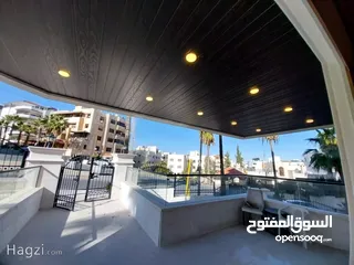  11 شقة فخمة بمساحة 460 طابق تسوية مع ترس للبيع في الرابية ( Property ID : 30539 )