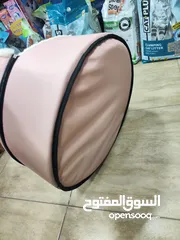  6 بيت قطط 2 في 1: بيت قطط صيفي وشتوي عصري! سهل التحكم فيه، يتحول ليناسب الجو. مصنوع من جلد قوي