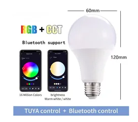  4 مبة LED ذكية واحدة ، لمبة متغيرة الألوان بالتحكم عن بعد RGBW LED