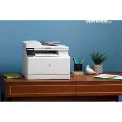  4 HP Color LaserJet Pro MFP M283FDW All in One  طابعة اتش بي ليزر ملونة بمواصفات خيالية  