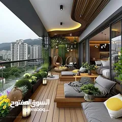  1 شقة ارضية مع كراج خاص للبيع في ضاحية الامير راشد بمساحة بناء 200م