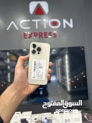  2 iPhone 14 Pro 128 GB used  ايفون 14 برو 128 جيجا مستعمل بحاله الوكاله  بطاريه 88‎%‎ لون ذهبي