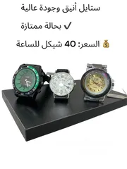  10 نظارات وساعات رجالية اصلية شبه جديد