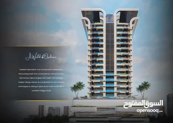  9 شقة بالقرب من  اهم معالم دبي السياحية بمسبح خاص ومساحة واسعة 1244 قدم