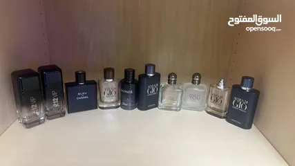  3 نشتري جميع انواع العطور الأصلية الفارغه