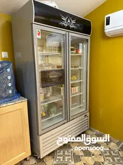  2 Emelcold 2 Door showcase chiller / ثلاجه ايميلكولد بابين