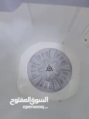  5 غسالة حوضين شغالة 100% غسيل وتنشيف وتصريف ع الفحص 11 كيلو  بسعر مغري جدا فقط 50 دينار