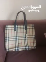  1 authentic burberry handbag used quite a few time