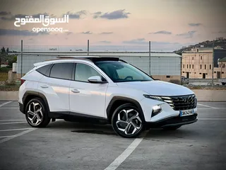  19 هونداي توسان/2022 Plug In فل الفل فتحة سقف بانوراما  4x4 ///271Hp   ( Haybrid) 1600cc