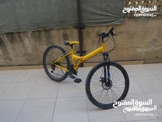  3 دراجه هوائيه نمره 27 امريكي قابله للطي  من ثلاث جهات  جنط وجواني تايواني جديد. بسعر 75د