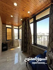  2 روف مفروش سوبر ديلوكس ذات إطلالة رائعة للايجار 180دينار شهري في تلاع العلي