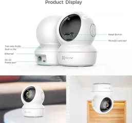  4 كاميرات مراقبة ذكية داخلية ولاسلكية من الشركة العالمية ezviz