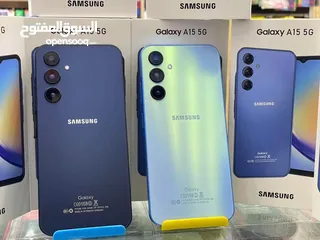  1 مستعمل اخو الجديد Samsung A15 5G رام 8 و 12 جيجا 128 أغراضة الأصلية متوفر توصيل