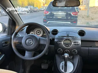  18 مازدا زوم 2 موديل 2012 فحص كامل 7 جيد ولا ملاحظة لون ابيض قاطعة مسافة 100 الف كيلو فقط (استخدام شخصي