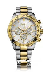  1 Brand New Hugo Boss 2 tone and full gold chrono watch