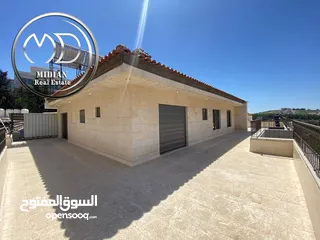  3 رووف طابقي فارغ للايجار دابوق مساحة 350م مع تراسات تشطيبات سوبر ديلوكس اطلالة جميلة