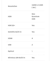  4 شاشه سامسونج 55 انش أعلى فئة Neo QLED للبيع