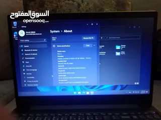  2 جهاز لاب توب لينوفو جيد جدا جديد المواصفات i5 -1035G1 RAM 8G المساحه. 250G-225G