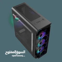  8 كيس جيمنغ  من جيماكس مضيئ رجب تصميم رهيب GAMEMAX Starlight BK Case Gaming
