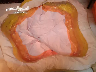  1 بركة سباحة ارتفاعها 50سم استعمال اسبوع معها رقع احتياط 20د