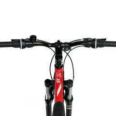  9 Decathlon Rockrider ST50, 21 Speed Aluminum Mountain Bike, 26", Unisex, Red, Extra Large