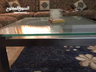  11 طاوله وسط زجاج( سكريت 10ملم )  وستنالس  دنماركيه