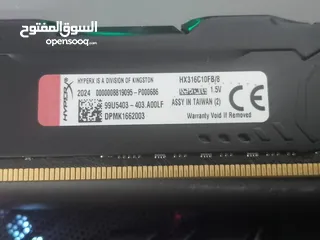  2 رامات ddr3  لابتوب و بي سي جيمينج و ddr4 بي سي  جيمينج التفاصيل الباقية بالوصف