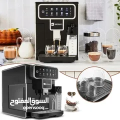  3 ماكينة القهوة الفل أوتوماتيك من سايونا – رفاهية التحضير بضغطة زر 20بار مطحنة مدمجة خاصية التنظيف