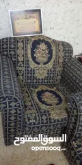  1 طقم كنب 7مقاعد غرفة جلوس +بوفيه طابقين خشب تقيل