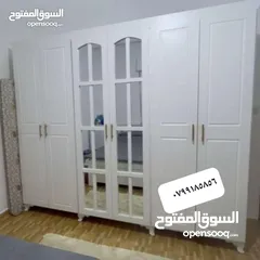  26 خزائن ملابس خشب لامنيت 18م الون حسب الطلب كفاله 5سنوات خزائن ملابس طابق واحد او طبقين الوان والمقاسا
